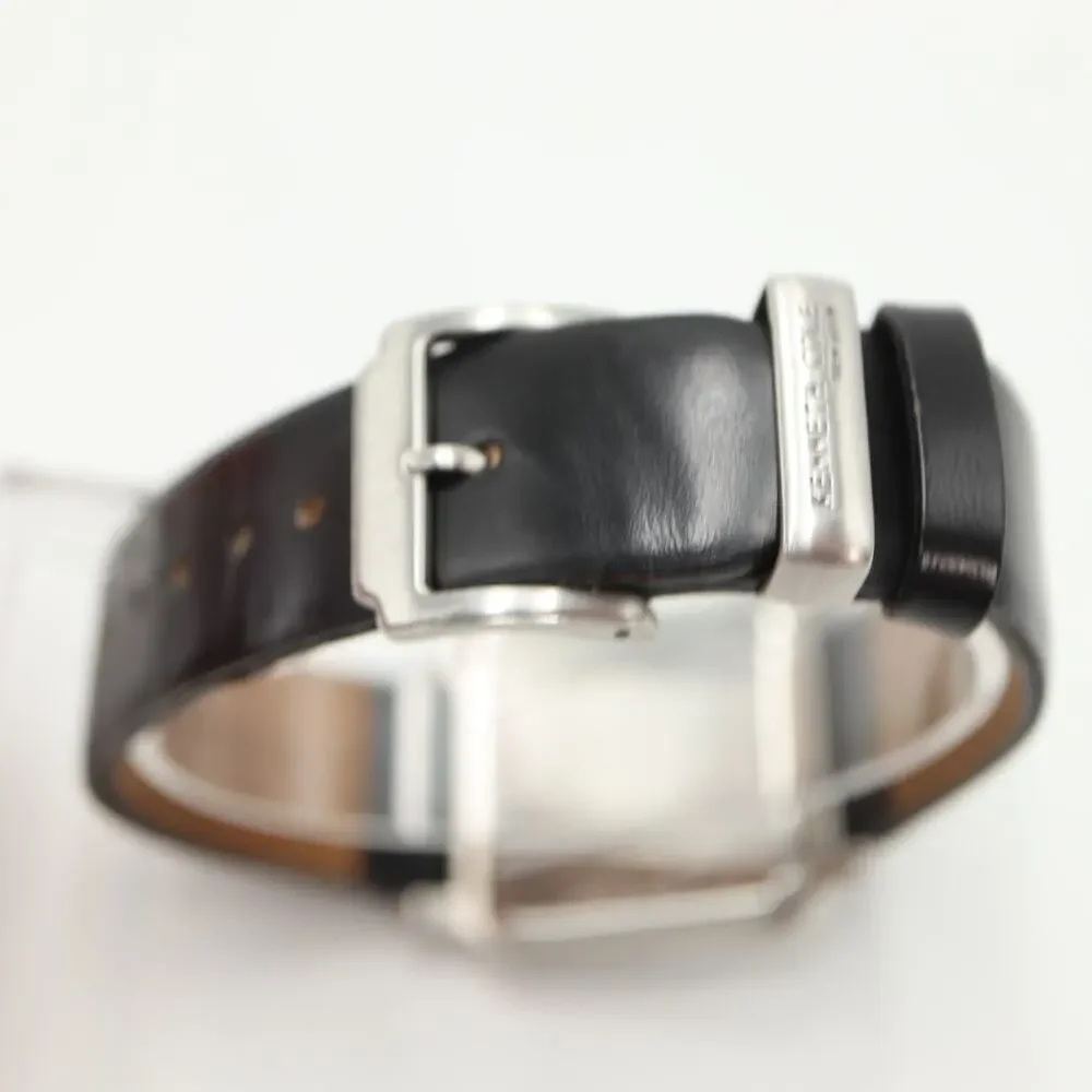 Kenneth Cole Full Calendar Unisex Watch 33mm Green Gray Square Dial New Battery